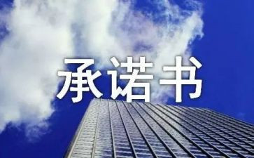 项目施工承诺书7篇