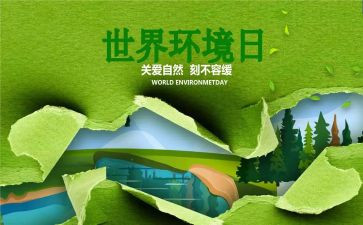 学校世界环境日活动方案6篇