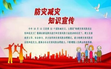 减灾委防灾减灾活动方案优秀5篇