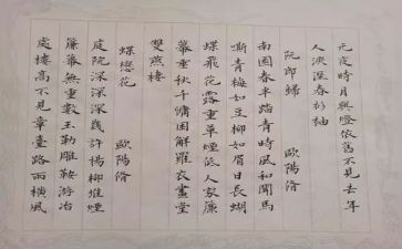 宋词的作文5篇